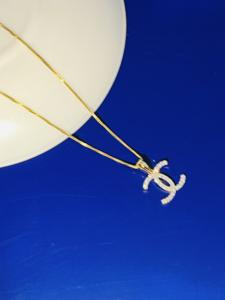 Pendentif en or 14 carats avec diamant naturel rond taille brillant, couleur H, certifié GIA, pour femme, style tendance pour mariage et fiançailles - Product Image 4