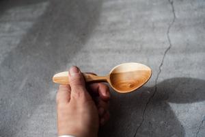 Cuchara de Té de Madera Premium, Cuchara para Café y Azúcar de Grado Alimenticio, Utensilio de Cocina Sostenible - Product Image 4