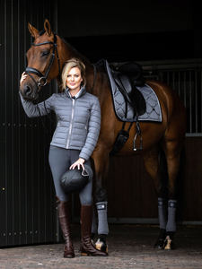 Juego de almohadillas de montura de algodón ecológico 2025 para competición de doma clásica, personalizable por sublimación, cómodo y duradero - Product Image 2