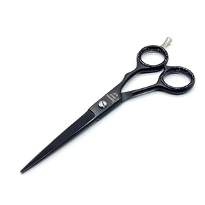 New Arrival Customized Salon Customized Hairdresser Stainless Steel Barber Haircut <b>Left</b> <b>Handed</b> Hair <b>Scissors</b> Set - Product Image 3