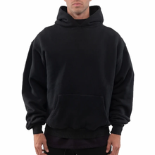 OEM Custom Print Logo Premium Quality French Terry Thick Heavy 85% Cotton 15% Polyester Fleece Oversized Blank Hoodie for <b>Men</b> - Product Image 2