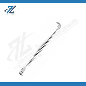 Rétracteur chirurgical double extrémité Senn en acier inoxydable, instrument de rétraction tissulaire à trois pointes, fabriqué au Pakistan - Product Image 3