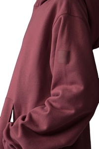 Jersey con capucha de gran tamaño para mujer de alta calidad, sudadera de algodón bordada con logotipo personalizado, vestido de peso pesado sin cuerdas - Product Image 3