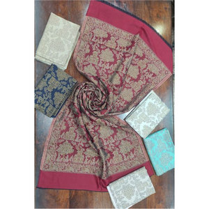 Elegante Chal de Lana Fina de Lujo con Diseño de Árbol Zari, 70x200 cm, Disponible en Todos los Colores - Product Image 2