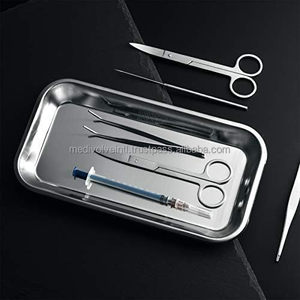 Bandeja Quirúrgica Manual de Acero Inoxidable con Certificación CE (Juego de Instrumentos) para Uso Médico, Dental y de Laboratorio, Proveedor Mayorista OEM ODM - Product Image 4