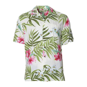 Camisas de Playa para Hombre con Estampado Sublimado en Velour Fino, Personalizables con Degradado de Color, Estilo Hawaiano - Product Image 2