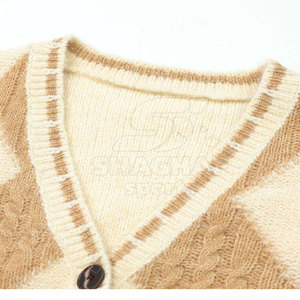 Cárdigan de Mujer, Tejido Suave, Casual, con Botones al Frente, para Uso Diario, Atuendo de Invierno - Product Image 3