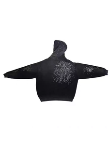 Sudadera con Capucha de Poliéster/Algodón de 500 g/m² con Remaches Frontales y Diseño Sólido para Invierno - Product Image 4