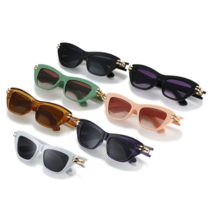 Lunettes de soleil œil-de-chat roses surdimensionnées pour femmes et hommes, style luxe, mode, fête, protection UV400, Y2K, 2025 - Product Image 2