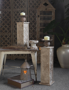 Portavelas de Madera de Alta Calidad, Personalizados, al por Mayor, Estilo Rústico, Decorativos, Hechos a Mano, Clásicos - Product Image 3