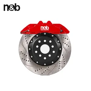 N & b kit de freio grande com 6 rotores, kit de freio forjado em vaso com 330mm, 345mm, 356mm, para kit de freio mercedes grande w204