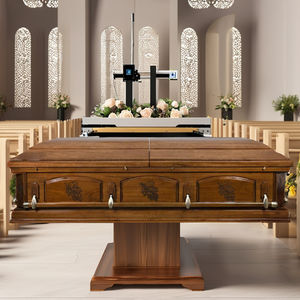 DSP LTD CKT2003 ataúdes plegables de madera maciza de Estilo Norteamericano de alta calidad hoja caída nueva condición urnas funerarias 3 años - Product Image 4