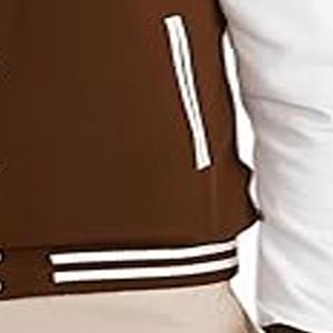 Veste universitaire d'hiver boutonnée pour hommes, veste universitaire personnalisée avec logo du nom de l'équipe, veste de baseball - Product Image 3