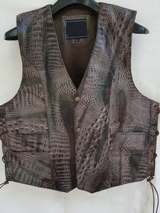 Nouveau Gilet de Course Moto en Cuir Véritable de Qualité Supérieure 2026 Tendance pour Hommes Grandes Tailles Imperméable Respirant Personnalisable - Product Image 4