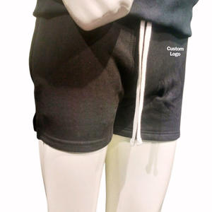 เสื้อฮู้ดผ้าฟลีซคอตตอนคุณภาพสูง 100% ระบายอากาศได้ดี เหมาะสำหรับฤดูหนาว สวมใส่สบาย สีพื้น มีกระเป๋าข้าง เอวยางยืด พร้อมกางเกงขาสั้นเข้าชุด - Product Image 5