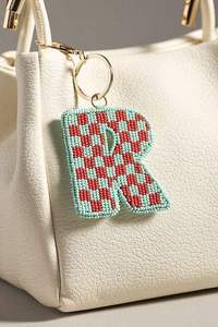 Luxury Handmade Beaded Flower Keychain Fashionable Trendy Multi Color Embroidery Design For Purse Car Bike - Product Image 4