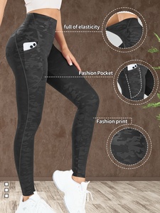 Leggings Deportivos de Yoga para Mujer al por Mayor, de Cintura Alta, Ajustados, Elásticos, Sin Costuras, para Gimnasio y Entrenamiento - Product Image 4