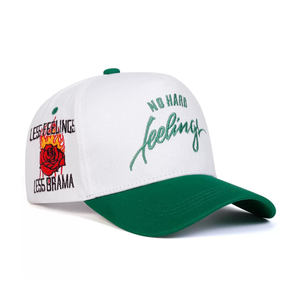 Casquette de baseball personnalisée avec broderie 3D incurvée, 5 panneaux, profil bas, snapback, brodée, pour homme - Product Image 3