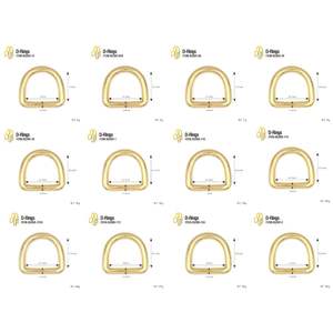 Boucles de barre centrale classiques, durables et recyclables avec crochets à pression, œillets ronds pivotants, attaches à boulons et anneaux à roulettes pour usage extérieur - Product Image 2