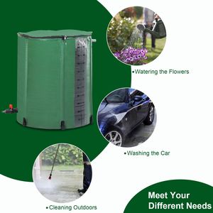 Serbatoio per Acqua Piovana in PVC Verde da 50 Galloni con Scala Graduata - Product Image 5