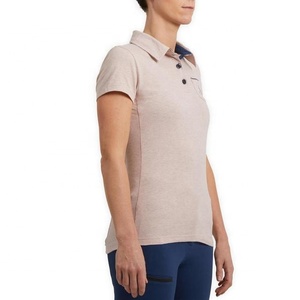 Women's Horse Riding Custom Design Logo for Shirt-Ladies <b>Classic</b> Button Embroidered Polyester/Cotton Jersey Fabric Breathable - Product Image 5