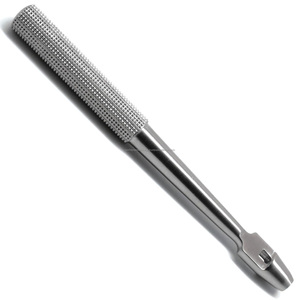 Punzón de tejido dental recto, instrumento quirúrgico de acero inoxidable con agarre moleteado, manual, reutilizable, autoclavable, clase I, para cirugía. - Product Image 6