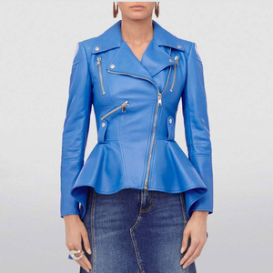 Veste d'hiver en cuir lisse pour femmes, vêtement d'extérieur élégant pour un style de vie décontracté au quotidien - Product Image 4