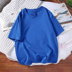 Blank Regular Fit Unisex Custom Casual <b>T</b>-<b>Shirt</b> Front Anti-Wrinkle Breathable Eco-Friendly O-Neck Short Sleeve Canvas Drop Plain - Product Image 6