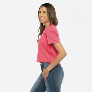 T-shirt court pour femme, doux et respirant, vêtements de rue quotidiens d'été - Product Image 1