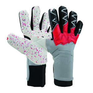 Gants de gardien de but en cuir sur mesure à prix avantageux, antidérapants, avec fermeture auto-agrippante, protection des doigts, qualité supérieure - Product Image 4