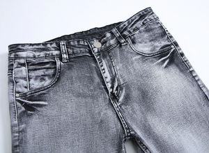 Jeans Rectos para Hombre de Alta Calidad, 100% Algodón, Ecológicos, Corte Casual, Transpirables, Cómodos, con Logotipo/Diseños Personalizados - Product Image 6