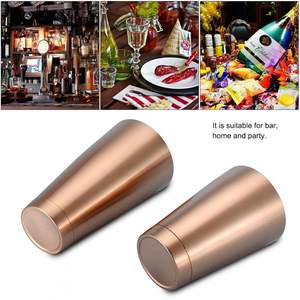 Elegante Coctelera de Acero Inoxidable Color Oro Rosa, Herramienta de Bar Profesional para Mezclar Bebidas, Disponible al por Mayor a Nivel Global - Product Image 2