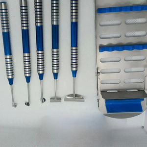 Kit de brossage dentaire ergonomique en acier inoxydable de haute qualité pour instruments de pont osseux, outils d'implantation, ensemble de 5 pièces réutilisables, manuel - Product Image 4
