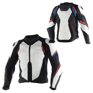 Chaqueta de Motociclista de Cuero de Lujo para Hombre, Chaqueta de Motociclista Premium, Ropa Protectora de Carreras Personalizada, Fábrica OEM - Product Image 4