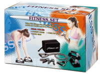 Ensemble de fitness ALLWINWIN FTS02 - Tube de résistance, poignée de musculation, barre de pompes, sac de transport