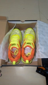 Chaussures de marche unisexes en mesh SHINE, hiver/printemps/été, jaune orange, semelle extérieure en caoutchouc, semelle intermédiaire en EVA, légères et respirantes - Product Image 6