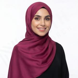 Hiyab Personalizado Nuevo al por Mayor, Hiyab Musulmán Abierto para Mujer, Talla Adulto, Suave, Premium, Transpirable, Elegante, Pañuelo para la Cabeza - Product Image 4