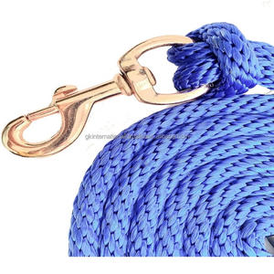Cuerda de plomo de algodón de último diseño de tendencia superior para caballo en muchos colores y tamaños personalizados a precio barato - Product Image 1
