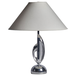 Lámpara de Mesa Tradicional de Latón con Pantalla de Tela Blanca, Estilo Empire, E26 LED, Control de Interruptor, Decorativa para Dormitorio, Tamaño Pequeño - Product Image 4