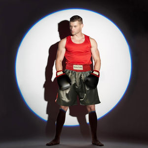 Ropa deportiva para gimnasio, pantalones cortos de boxeo con cintura elástica, ropa de entrenamiento, pantalones cortos de boxeo ligeros - Product Image 5