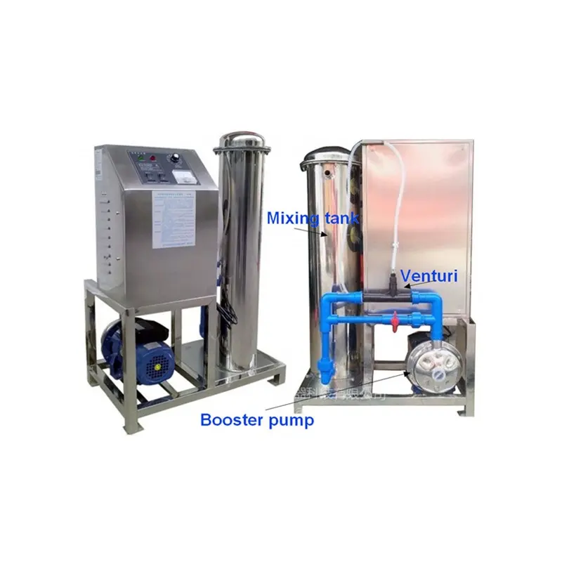 5 g/sa All-in-one ozonlu su makinesi balık yetiştiriciliği su arıtma Ozonizer