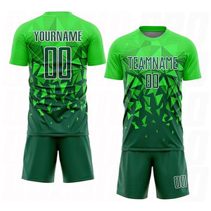 ชุดเสื้อฟุตบอลแบบกำหนดเอง เสื้อและกางเกงฟุตบอลสั่งทำพิเศษ ชุดกีฬาฟุตบอลสำหรับผู้ชาย ผู้หญิง เด็กชาย เด็กหญิง - Product Image 1