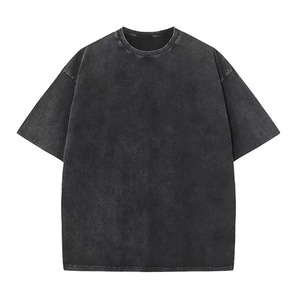 Camiseta de Algodón 100% Lavado al Ácido al por Mayor 2026, Camiseta Personalizada de Alta Calidad, Manga Corta, Tallas Grandes para Hombre, con Logotipo Serigrafiado - Product Image 2