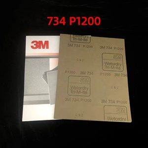 Cho 734 nhiệm vụ nặng nề Silicone duy nhất hai mặt sợi thủy tinh ướt/khô mài mòn giấy nhám tấm cho ô tô đánh bóng - Product Image 6