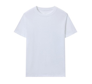 T-shirt décontracté pour homme, coupe classique, en coton biologique 100% lavé, tricoté, écologique, 220g, manches courtes, col rond, couleur unie - Product Image 3