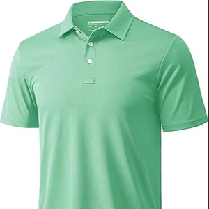 Polos de Alta Calidad para Hombre, Manga Corta, Algodón Piqué Suave, Corte Clásico, Camisetas Casuales para Golf - Product Image 1