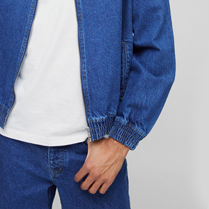 Wholesale High Quality <b>Men</b> <b>Denim</b> <b>Jackets</b> Vintage Jean <b>Jacket</b> Single Breasted Windbreaker Slim Fit <b>Denim</b> <b>Jacket</b> For <b>Men</b> - Product Image 4