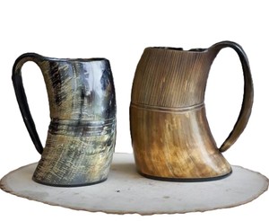 Taza de Cuerno de Búfalo de Alta Calidad para Fiestas y Eventos, Taza de Cerveza Vikinga Tradicional Hecha a Mano, Jarra, Vaso, Accesorio de Bar - Product Image 5