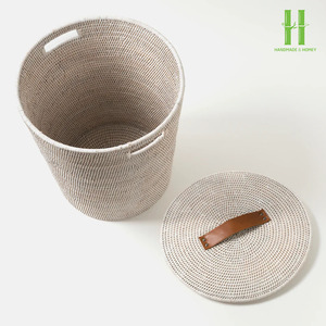 Best Selling High Quality Handmade Rattan <b>Wicker</b> Modern Design Storage Basket For Laundry Bedroom Rattan 2026 From Vietnam - Product Image 5