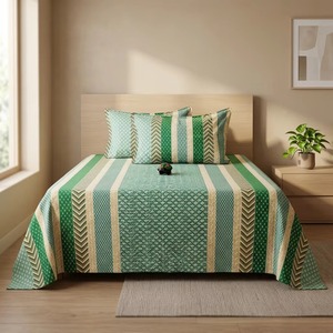 Ensemble de literie en coton de qualité supérieure à imprimé floral multicolore, taille King, pour la maison et l'hôtel - Product Image 2